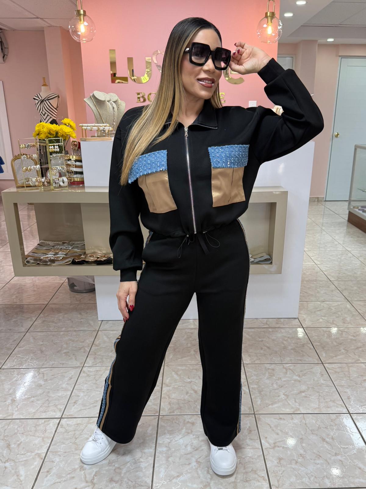 Black Travel Set