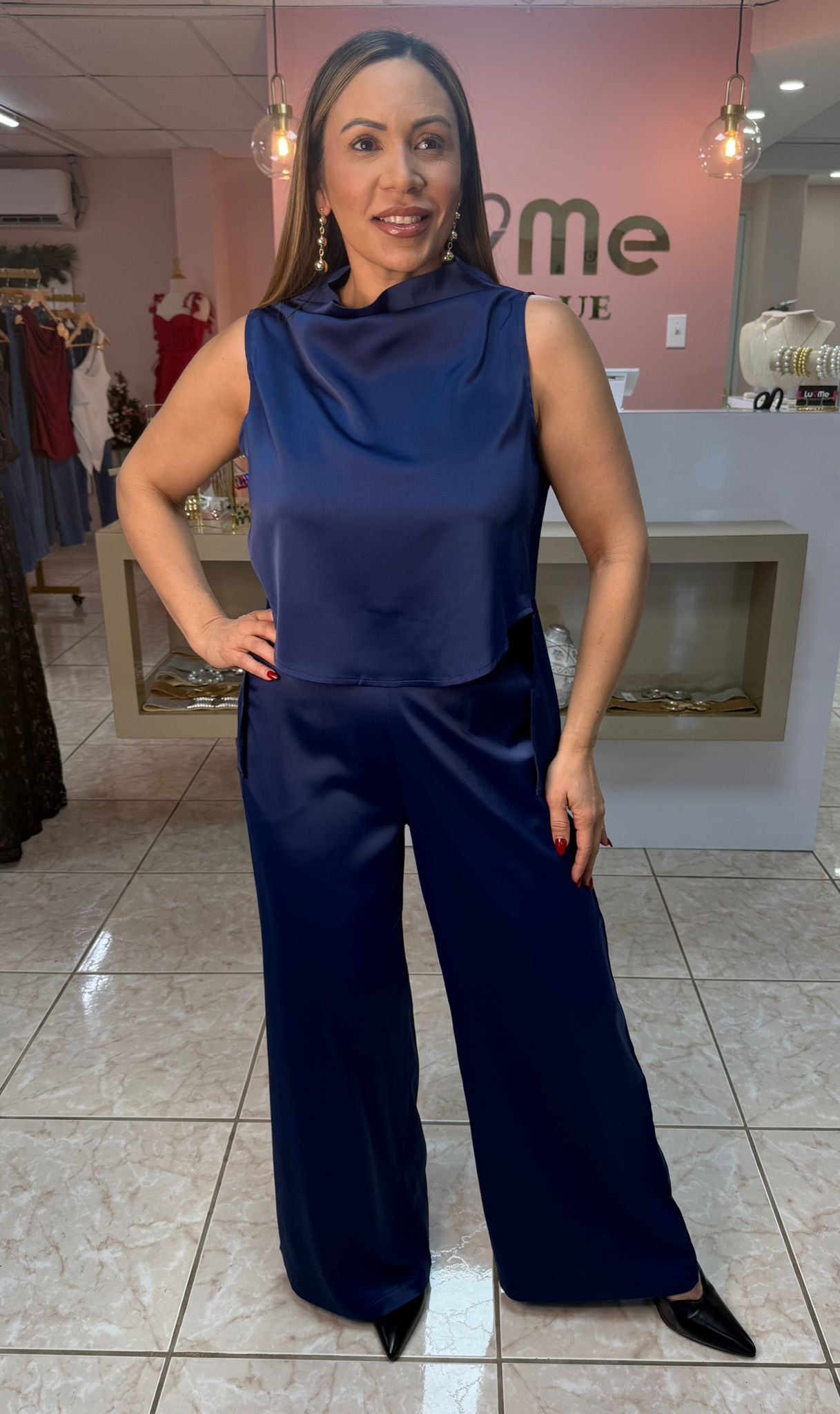 Star Blue Top & Pant Set