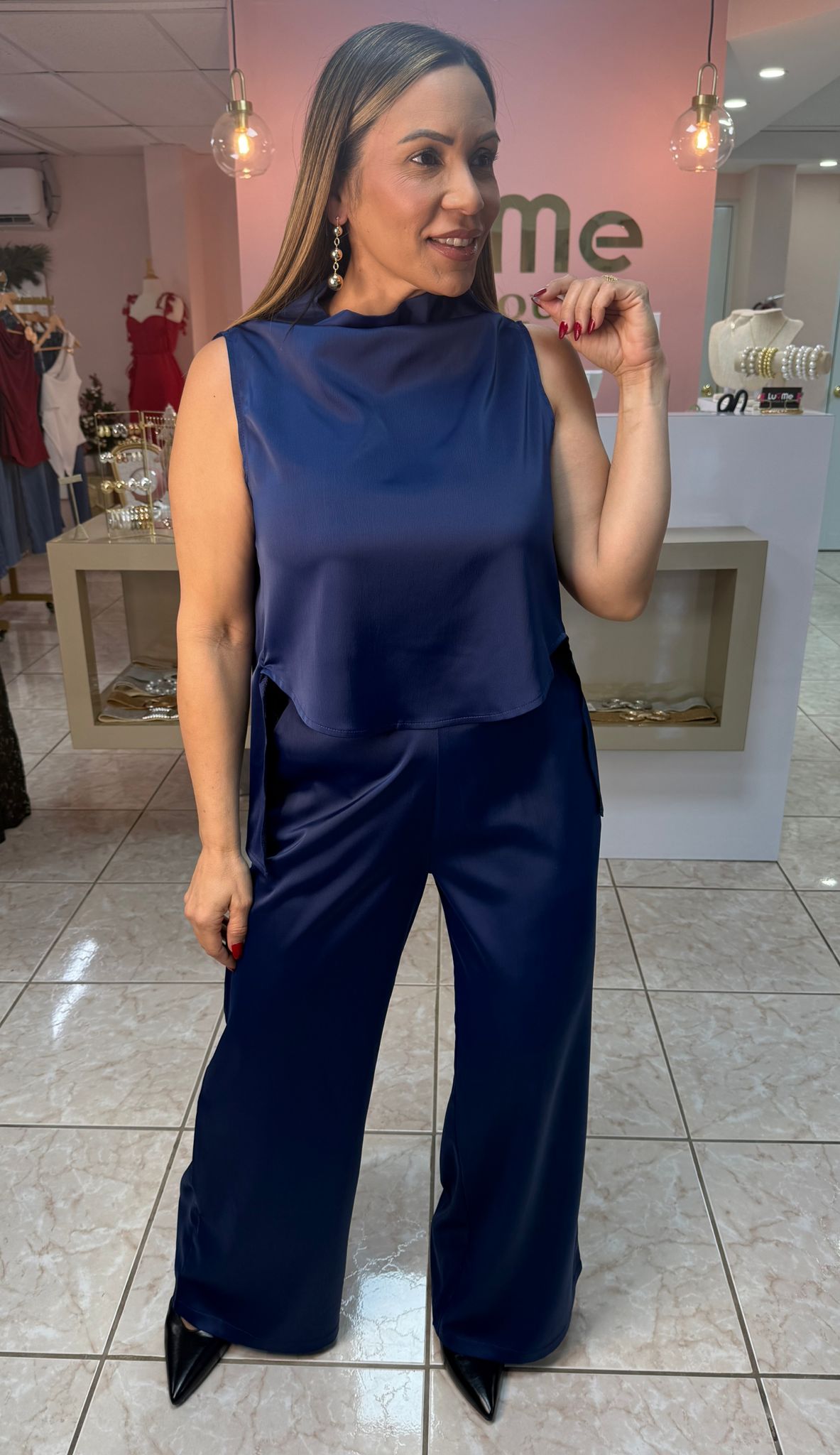 Star Blue Top & Pant Set