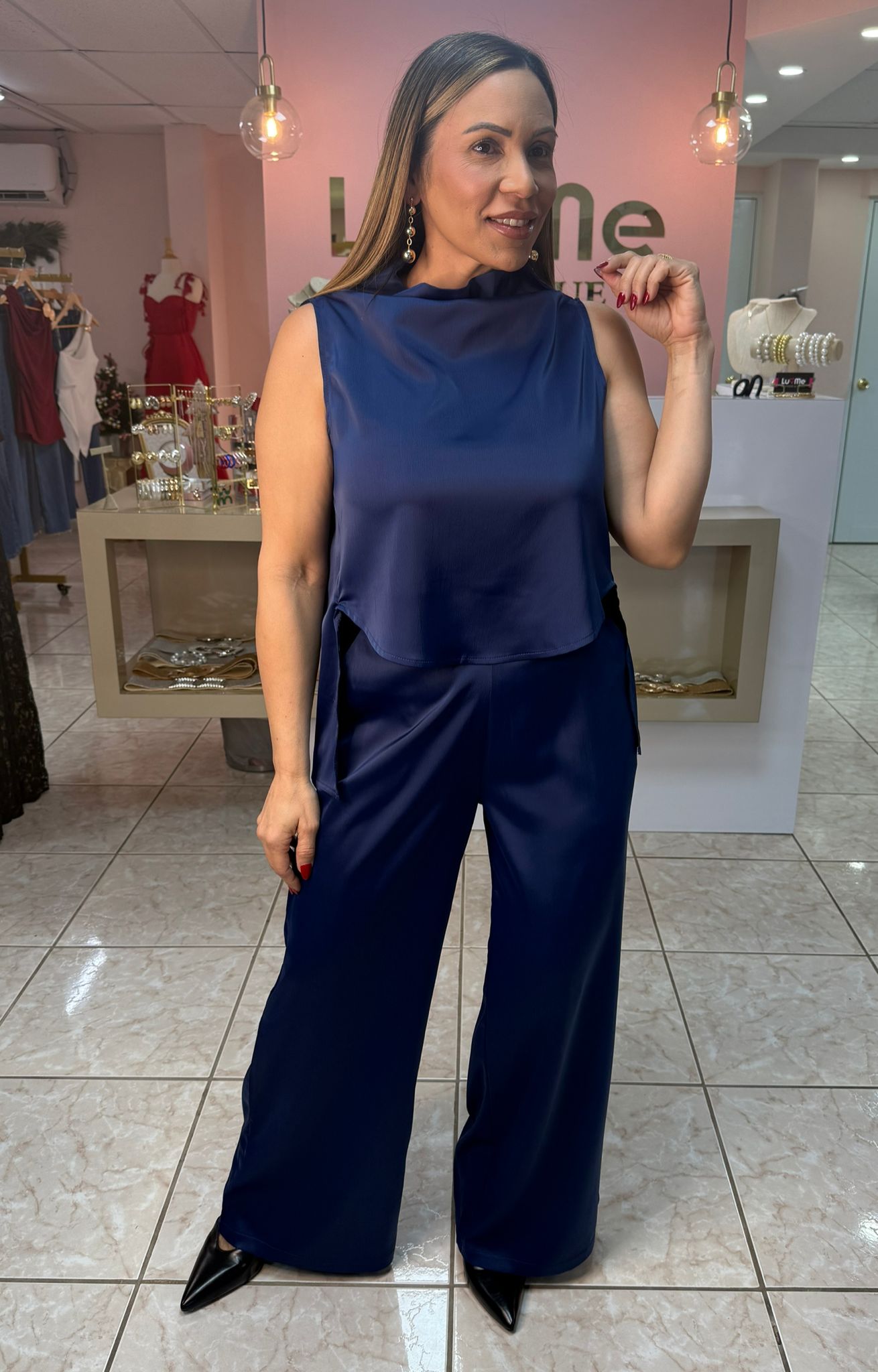 Star Blue Top & Pant Set