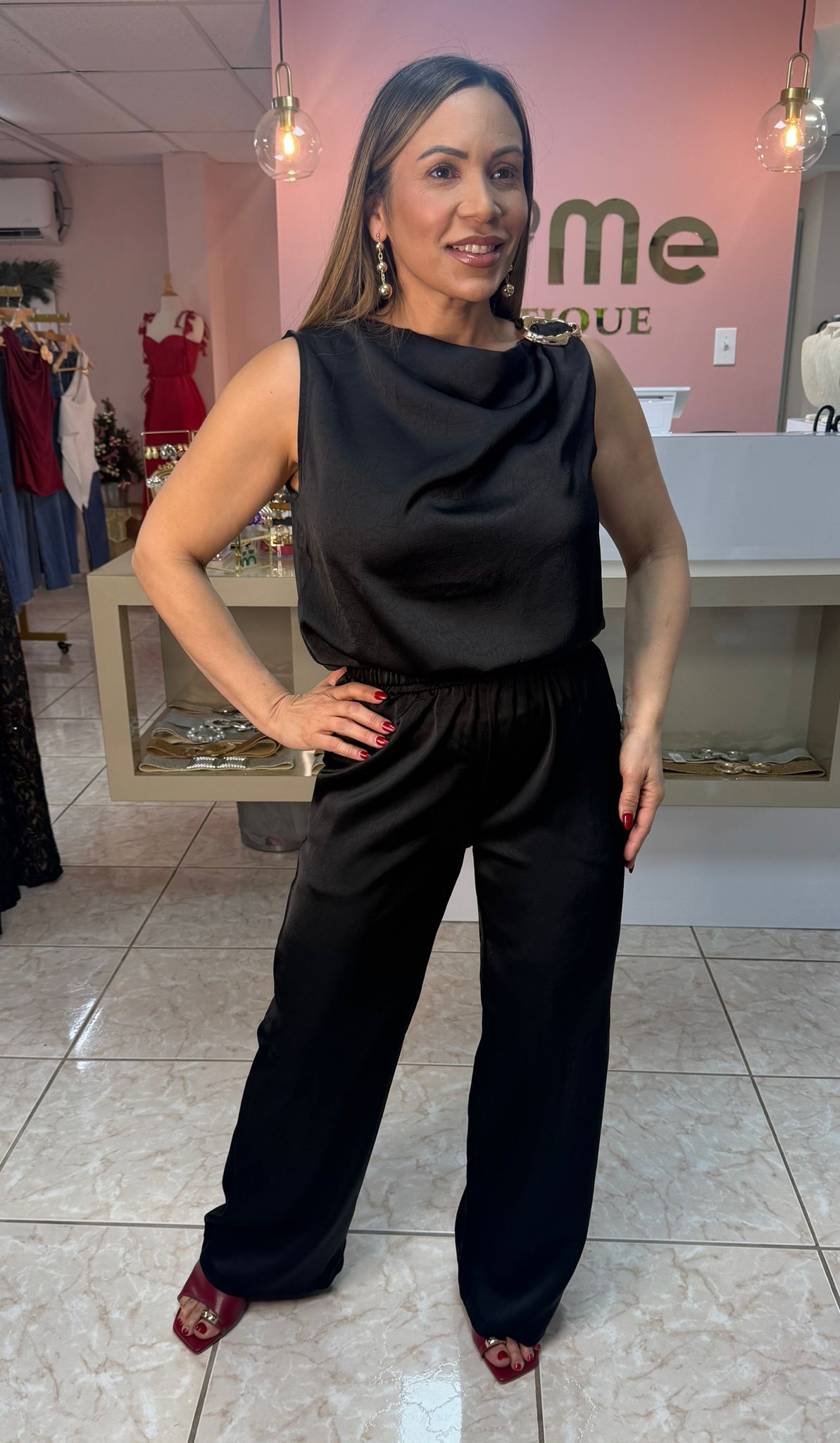 Black Two-Piece Set