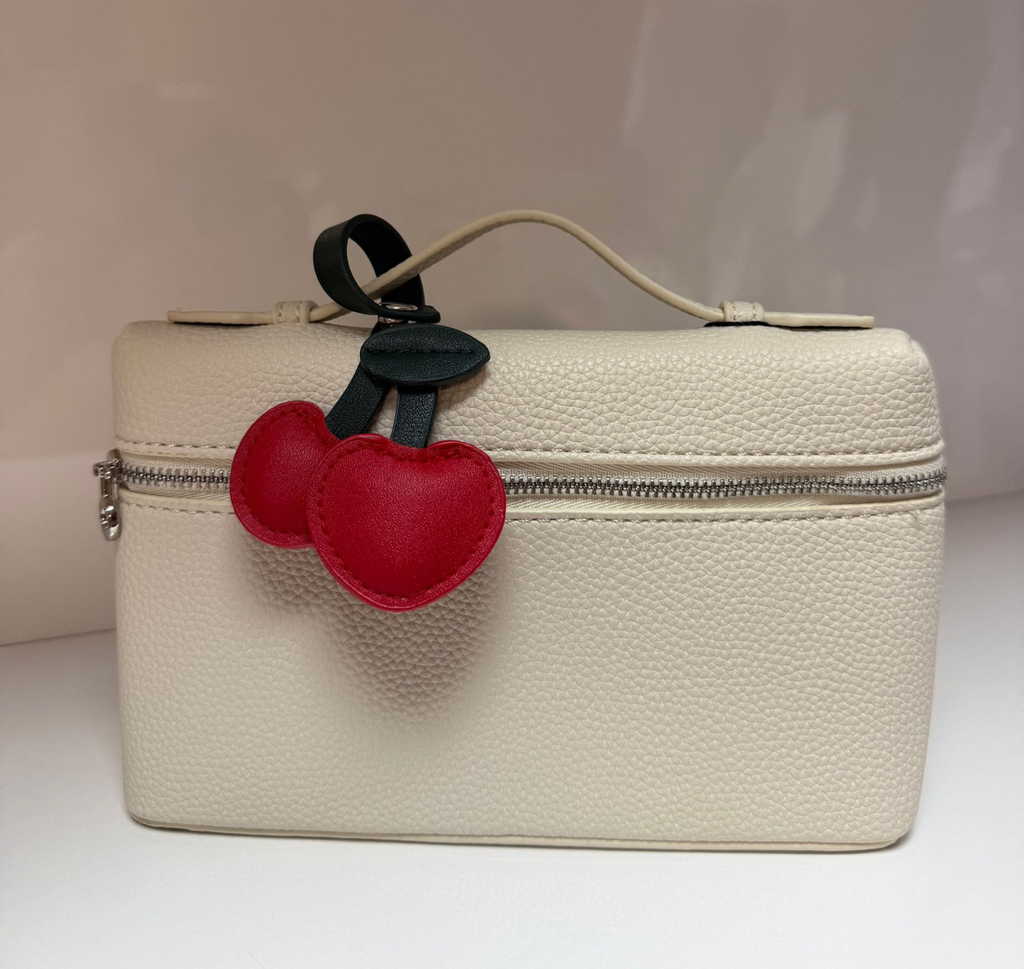 Ivory Leather Handle Bag