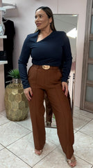 Navy Long Top