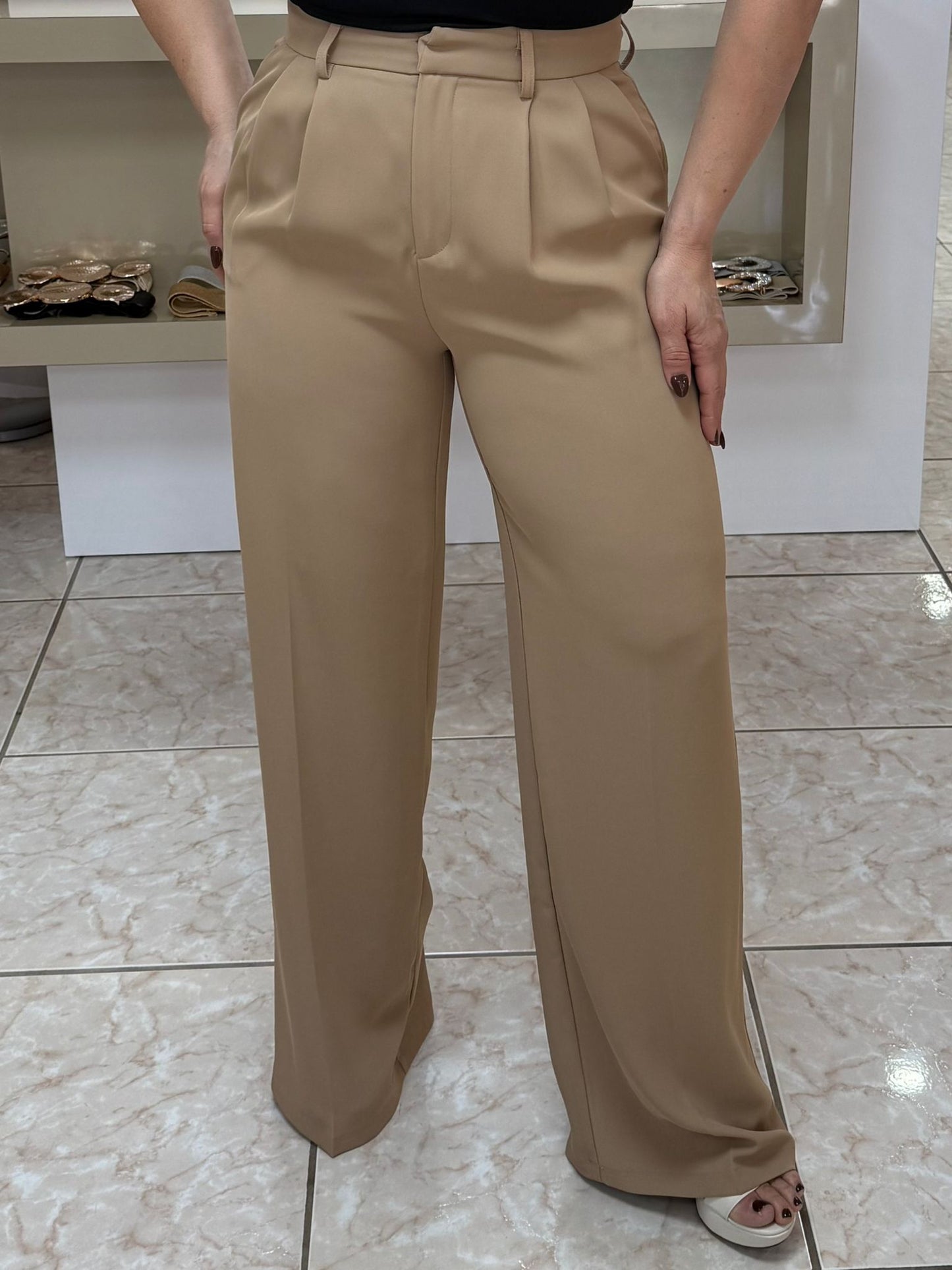 Camel High Waist Pant
