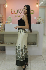 Print Palazzo Long Pant