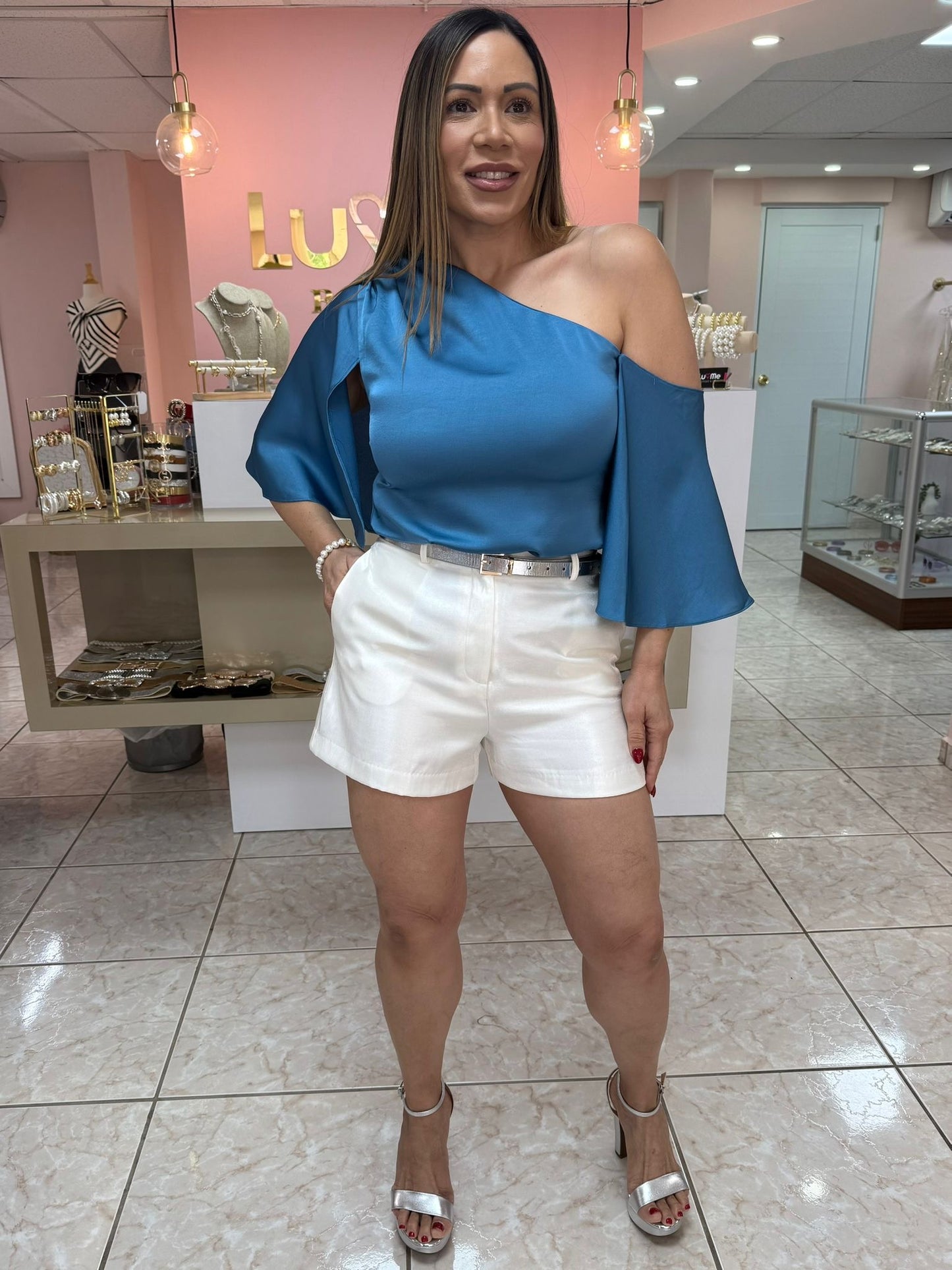 White Short Pant